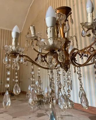 Chandelier in cristallo stile vintage – lampadario