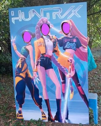 Pannello per Foto Huntrix K-pop Feste e Compleanni