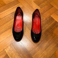 scarpe pelle lucida nera