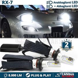 Kit Luci LED H4 per Fari MAZDA RX-7 CANbus 6500K