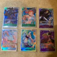 One Piece - Lotto 6 carte eng nm