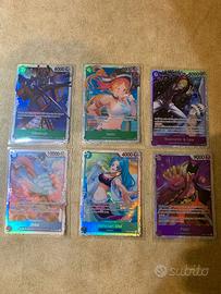 One Piece - Lotto 6 carte eng nm
