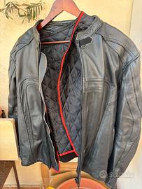 Giacca da moto in pelle