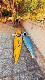 Coppia di Kayak + Coppia di pagaie