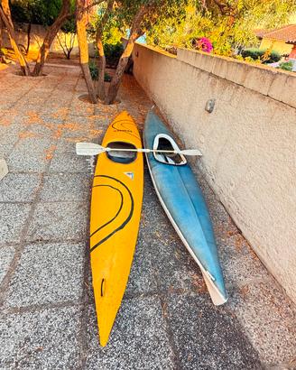 Coppia di Kayak + Coppia di pagaie