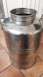 Fusto olio acciaio inox litri 50