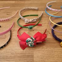 Set 11 cerchietti eta' 5/8 anni alcuni nuovi