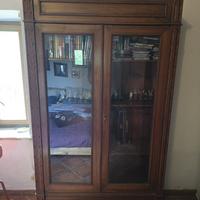 Teca con cassettone in legno massello