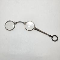 Occhiali da vista lorgnette del 800 manico argent0