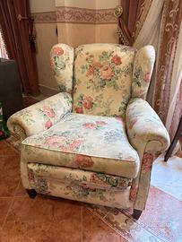 Poltrona Bergère Floreale – Stile Shabby