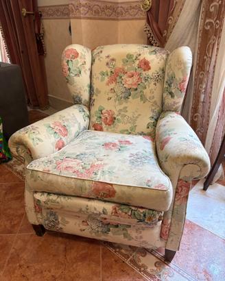 Poltrona Bergère Floreale – Stile Shabby