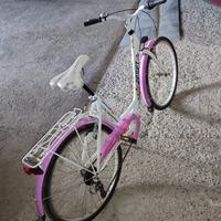 city bike donna reset 26"come nuova + casco e luci