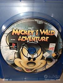 gioco playstation 1 vintage mickey's wild 1995 