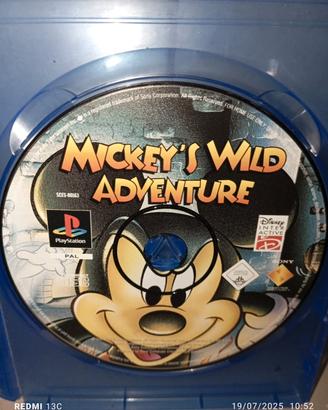 gioco playstation 1 vintage mickey's wild 1995 