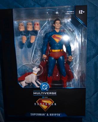 Figure 2025 Superman & Krypto McFarlane Deluxe
