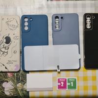 6 cover e 1 pellicola per samsung s21 plus