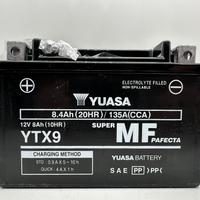 Batteria Yuasa SLA YTX9 Honda. KTM, Suzuki, Yamaha