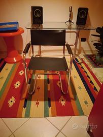 Sedia vintage anni 70 cantiliver bauhaus