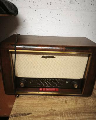 radio d'epoca a valvole 