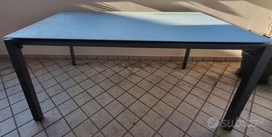 Tavolo esterno in alluminio 160x90 con 4 sedie