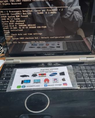 &9836N-PC Portatile Packard Bell EasyNote LXB220X