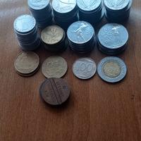 MONETE RARE IN LIRE + 3 GETTONI SIP DA COLLEZIONE