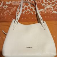 borsa pelle panna nero giardini 
