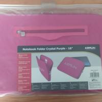 Kraun netbook folder crystal 16" colore purple