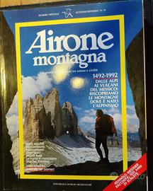 RIVISTE VINTAGE  AIRONE MONTAGNA ANNI 80 E 90