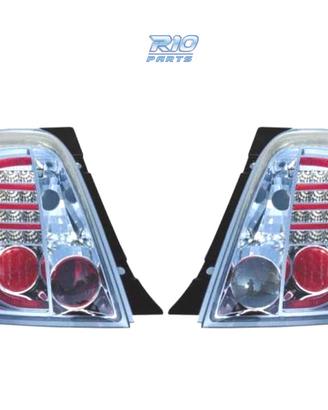 FANALI FIAT 500 07- LED FONDO CROMATO