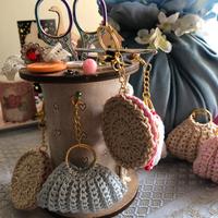 Borsine portachiavi uncinetto