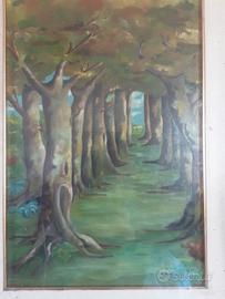 quadro dipinto a olio su tela