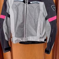 Giacca moto Revit donna estiva S + paraschiena