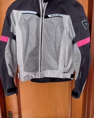 Giacca moto Revit donna estiva S + paraschiena