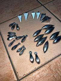 Piombi a piramide, lotto 5 kg