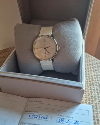 Orologio Calvin Klein Donna Nuovo con scatola