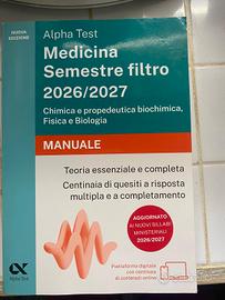 Medicina : Alpha test manuale + eserciziario 