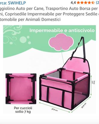 Ceata trasportino auto