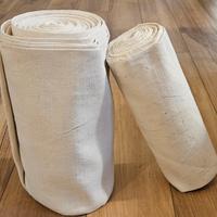 Tessuto di canapa grezza in rotoli