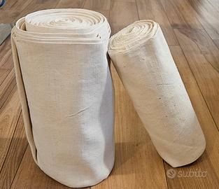 Tessuto di canapa grezza in rotoli