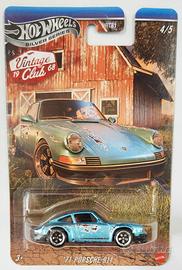HOT WHEELS 🔥 PORSCHE 🔥SILVER VINTAGE CLUB NUOVA