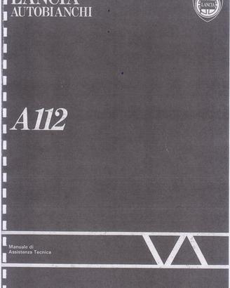 MANUALE manutenzione A112 varie versioni