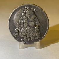 moneta Argento 20 Dracme greca del 1930