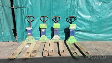 Transpallet manuale con bilancia e stampante