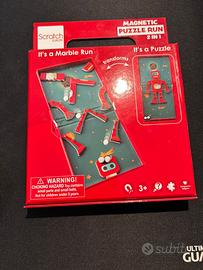 Puzzle magnetico 2 in 1 gioco per bambini