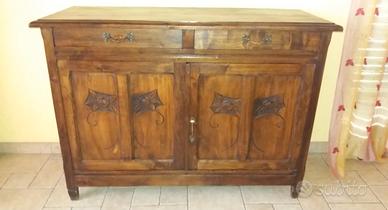 Antica Credenza Arte Povera Vero legno - Porta TV