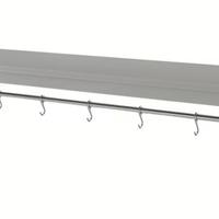 TORNVIKEN
Scaffale da parete, grigio, 120 cm