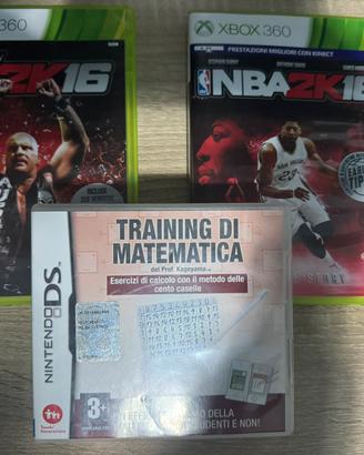 Giochi XBOX 360 e Nintendo DS