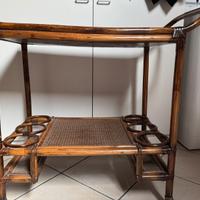 Carrello portavivande in legno