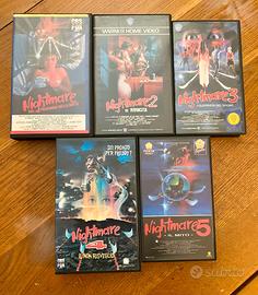 VHS Nightmare On Elm Street Freddy Krueger
